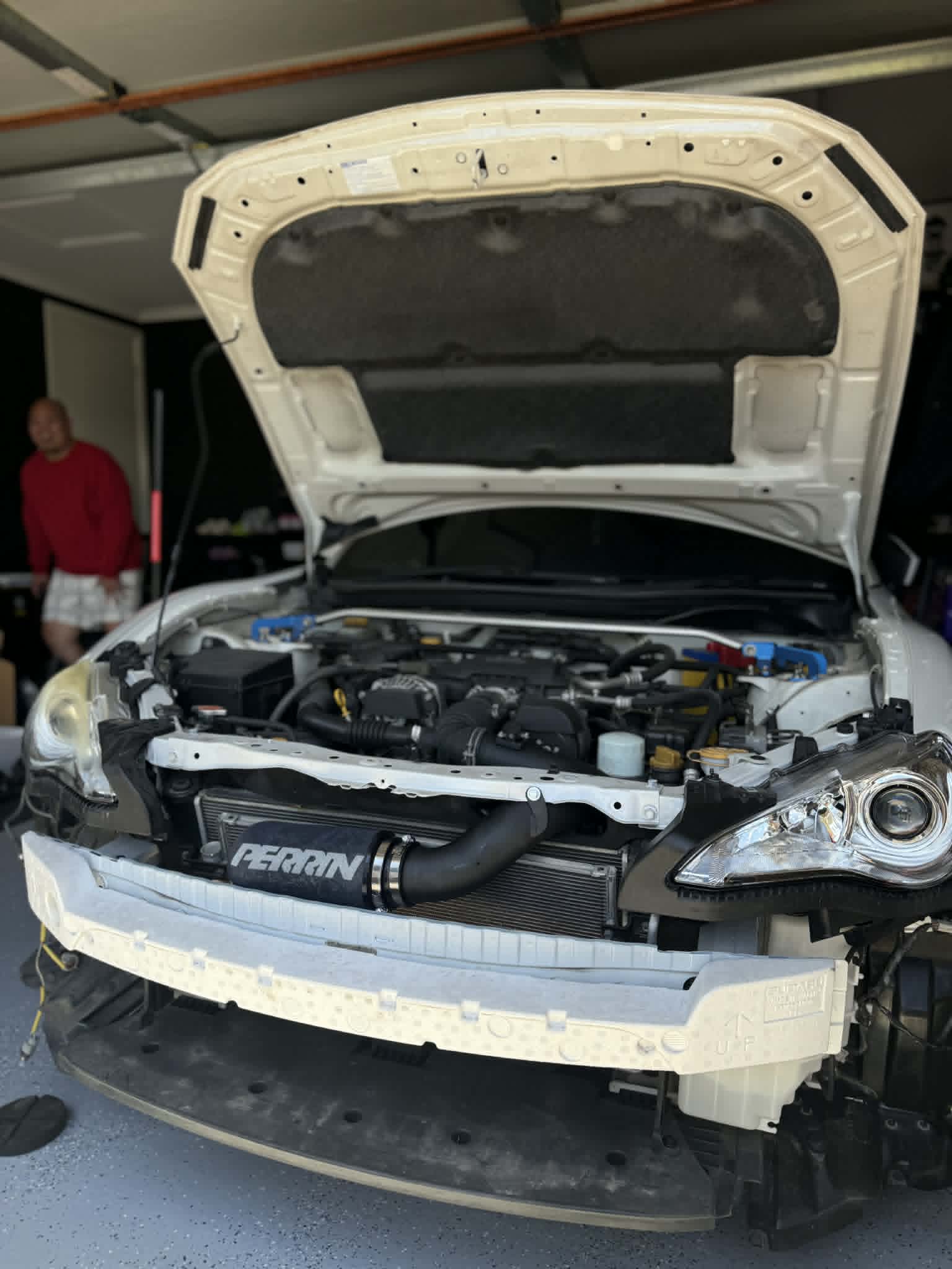 Toyota 86 with PERRIN Radiator fitted — performance engine build by On The Go Garage
